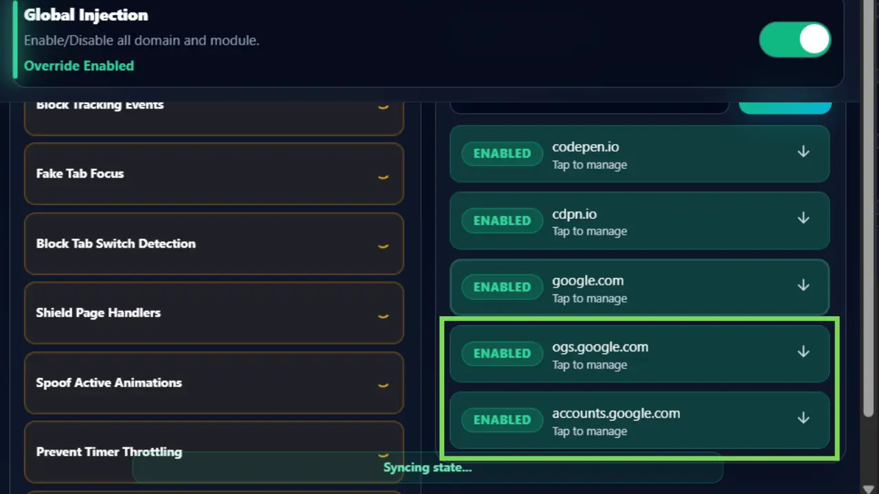 Added Subhosts